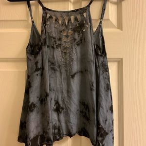 Open back Flowy boho tank